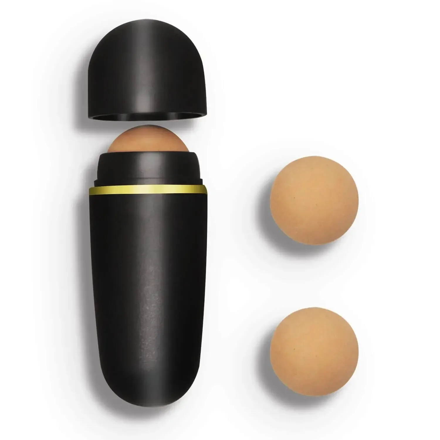 Face Oil Absorbing Roller Natural Volcanic Stone Massage Body Stick Makeup Face Skin Care Tool Facial Pores Cleaning Oil Roller 2