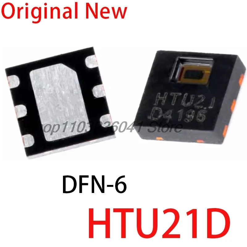 2 Teile/los Original HTU21D HTU21 DFN-6 Temperatur und Feuchtigkeit sensor IC Chip