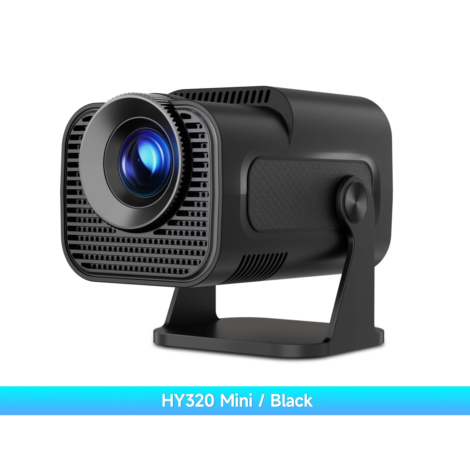 thumbnail image 1 of Magcubic HY320 Mini Newly Native 720P Android 11 4K Projector 300ANSI Wifi6 BT5.0 Cinema Outdoor Portable 180° Rotable Projector, 1 of 5
