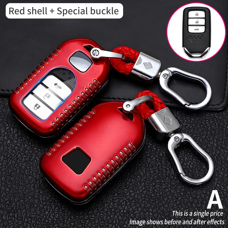 Cover chiate/telecomando per Honda Civic Accord CR-V CRV Fit City Odyssey XR-V Pilot Shell Bag accessori Auto - Sfbe11408f88744e9822078c8bb44115fj