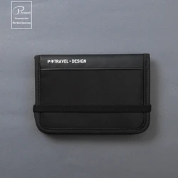 Travel Wallet & Passport Holder: RFID Blocking, Multifunctional Document Organizer and Anti - Theft Pouch (Black)