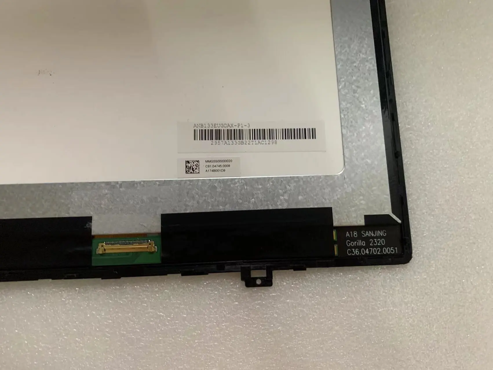Lcd Led Screen Display Matrix Montagem de Vidro com Moldura de Moldura Nv133fhm-n52 Lq133m1jw15 para Xiaomi mi Notebook Air 13 - Imagem 4