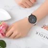 Fashion Simple Women Watch PU Strap Big Dial Creative Quartz Wristwatch Casual Lover Watches Relógio Feminino Reloj Mujer 3