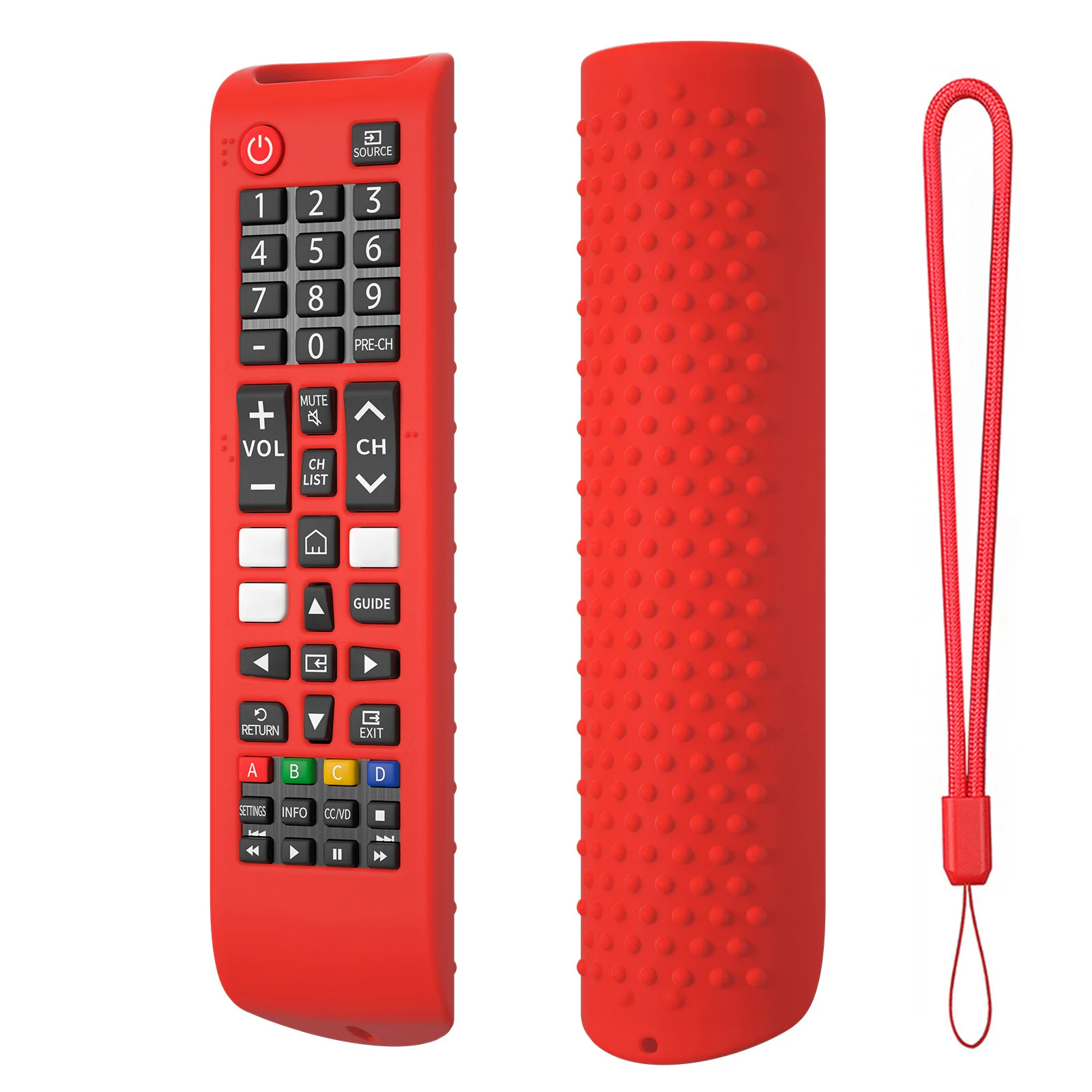 Silicone Protective Cover Anti-Slip Remote Case Shockproof TV Remote Control Case for Samsung Smart TV Remote BN59-01315A 01315B
