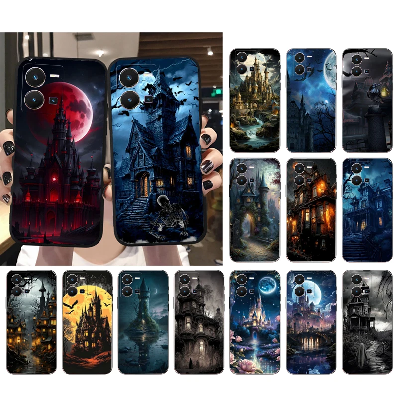 

Castle Phone Case For VIVO Y53S Y33S Y01 Y11S Y31 Y21 Y70 Y21S Y72 Y35 V27E V23E V21 V23 Pro V21E