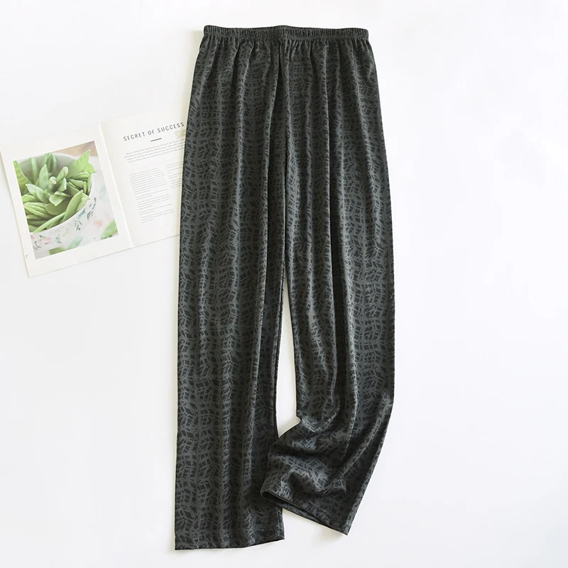 Men's Plus-Size Pajamas, Casual Loungewear Pants, Stylish and Good-Looking, Long-Sleeved Home Wear Set for Spring and Autumn 16 Sfbe1ba5a411b4921bdc6c347612a25f6N