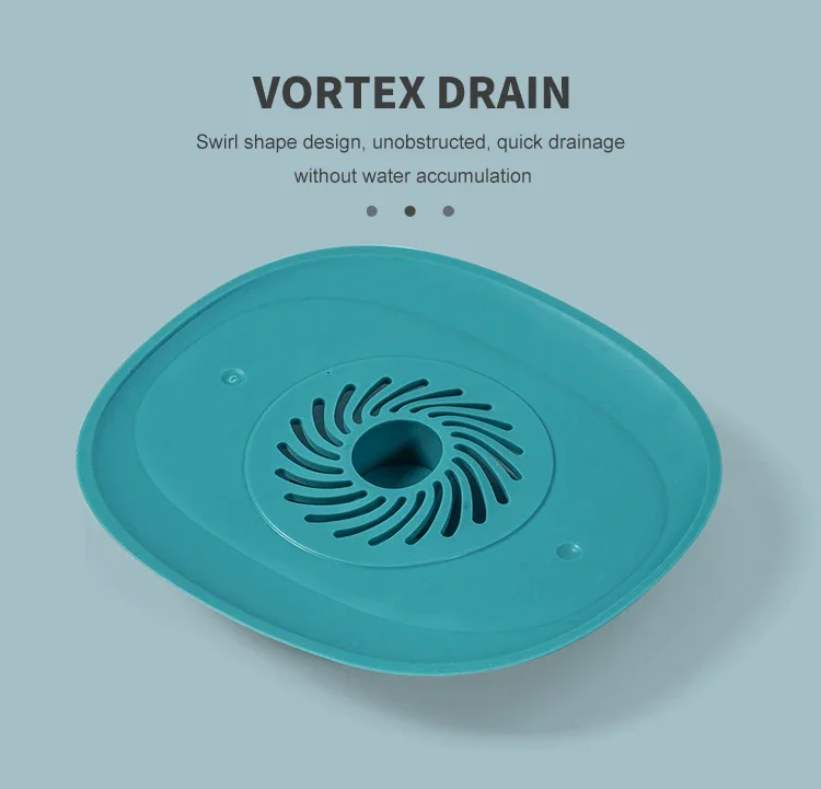 2Pcs Bathroom Hair Catcher Stopper Shower Floor Drain Cover Filter Deodorant Anti-clogging Kitchen Sink Plug Drain Strainer
