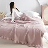 Cotton edge waffle towel quilt towel blanket blanket summer cool quilt air conditioner quilt 3