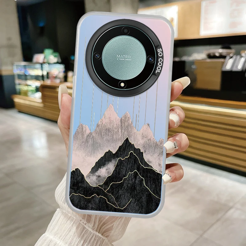 Snow Mountain Bumper Smartphone Case - Enhanced Protective Cover with Fun Design