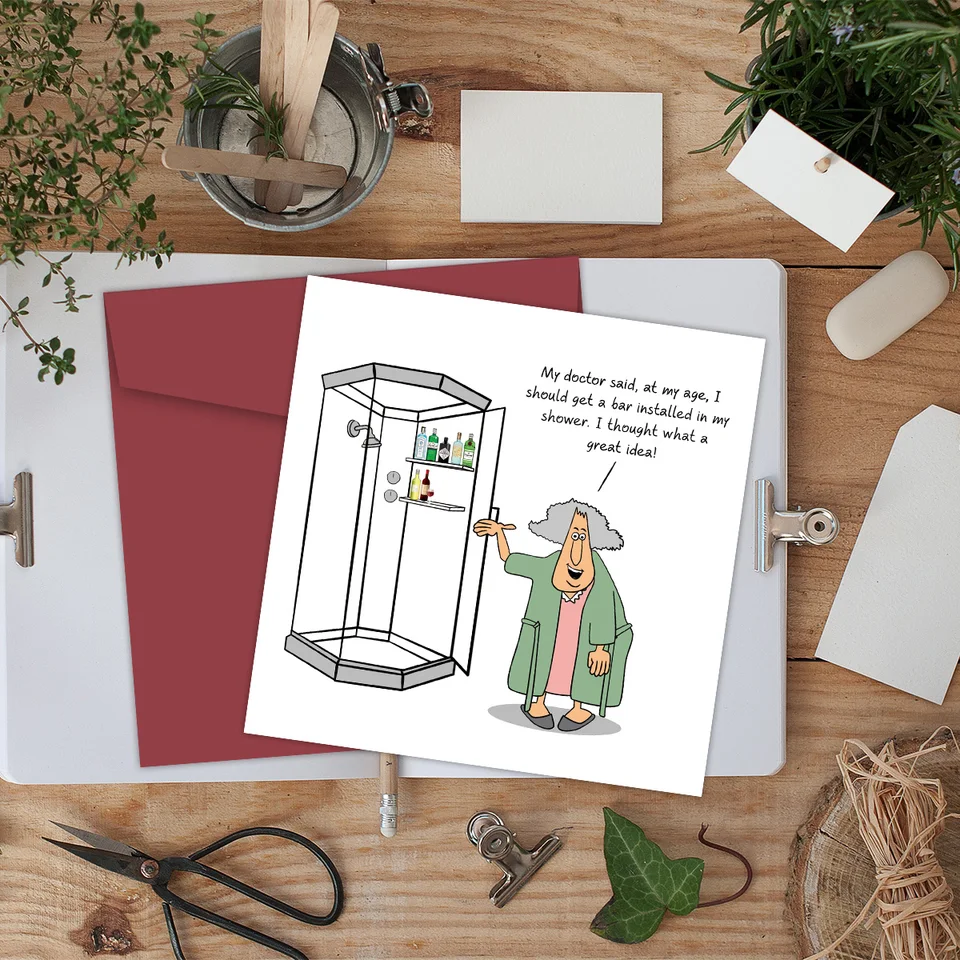 Stuff4 Carte D'anniversaire Humoristique Pour Homme Et Femme – Bad News – Cartes D'anniversaire Pour 60 Ans, Papa, Maman, Tante, Oncle, Grand-mère, Grand-père, 145 Mm X 145 Mm