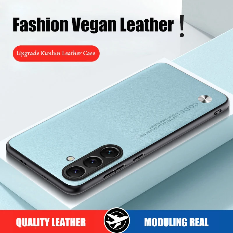 Luxury PU Leather Shockproof Phone Case with Full Protection