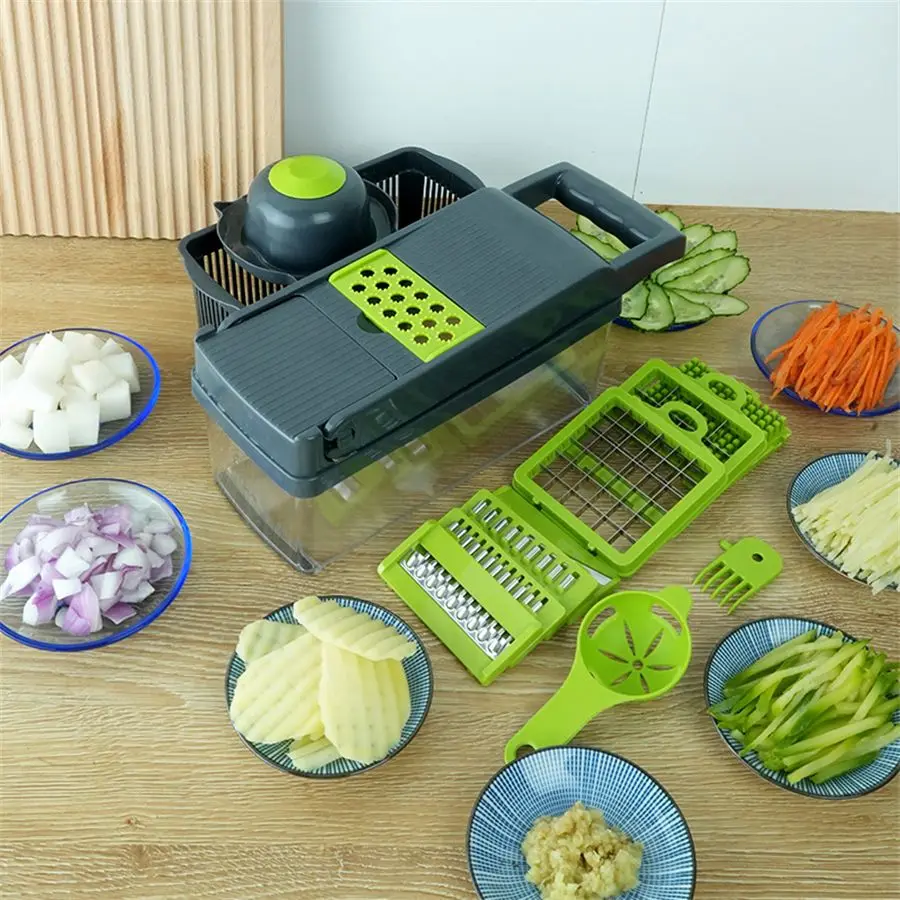 Vegetable Shredder Cocina Multifunctional Household Vegetable Cutter Carrot Onion Dicing Julienne Slicing Tool Fruit Slicer vegetable chopper and slicer