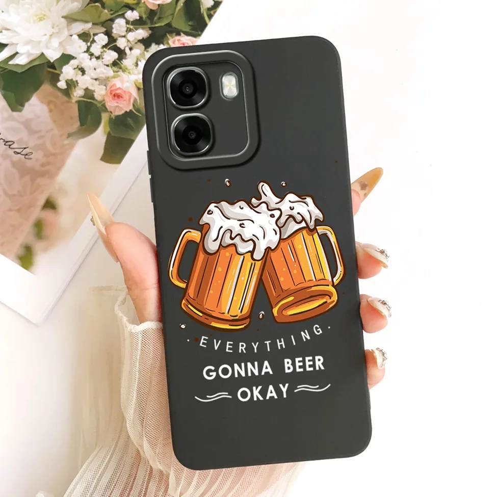 Luxury Fashion Cute Painted Silicone Case - Oppo A6 Series