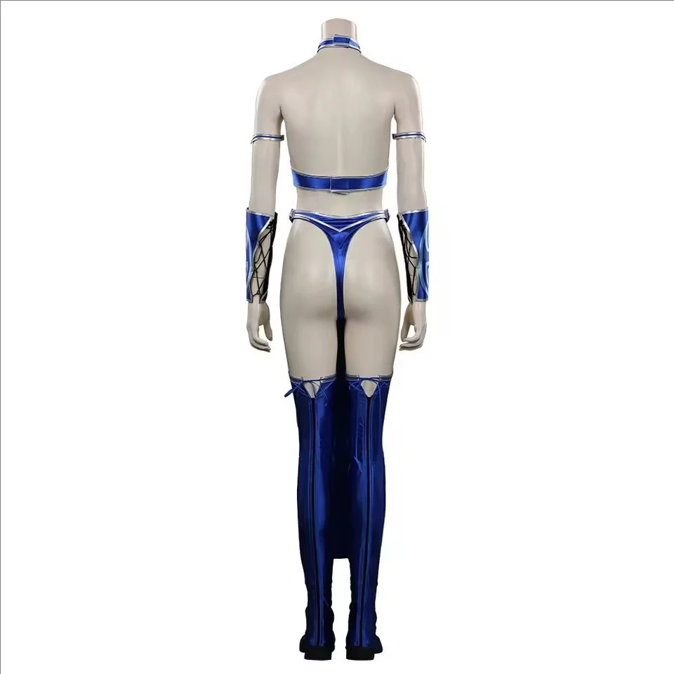 Mortal Kombat Kitana Cosplay Costume for Women (Unofficial)