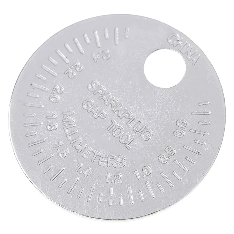 Spark Plug Gauge 1 Pc 0.6-2.4mm Range Coin-Type
