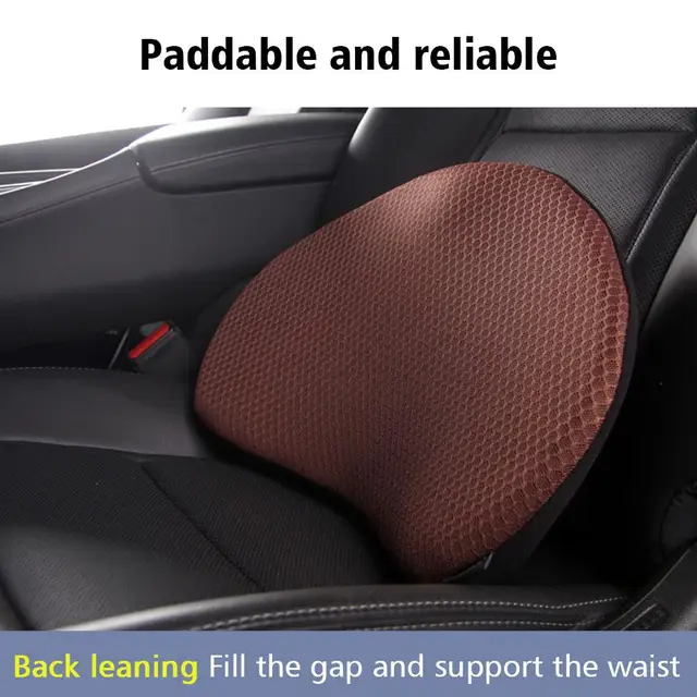  Asiento de respaldo para el auto de verano Respaldo para el  carro Asiento de carro transpirable Cojín para aliviar la fatiga  Suministros para autos que no son bochornosos (juego de 3),White