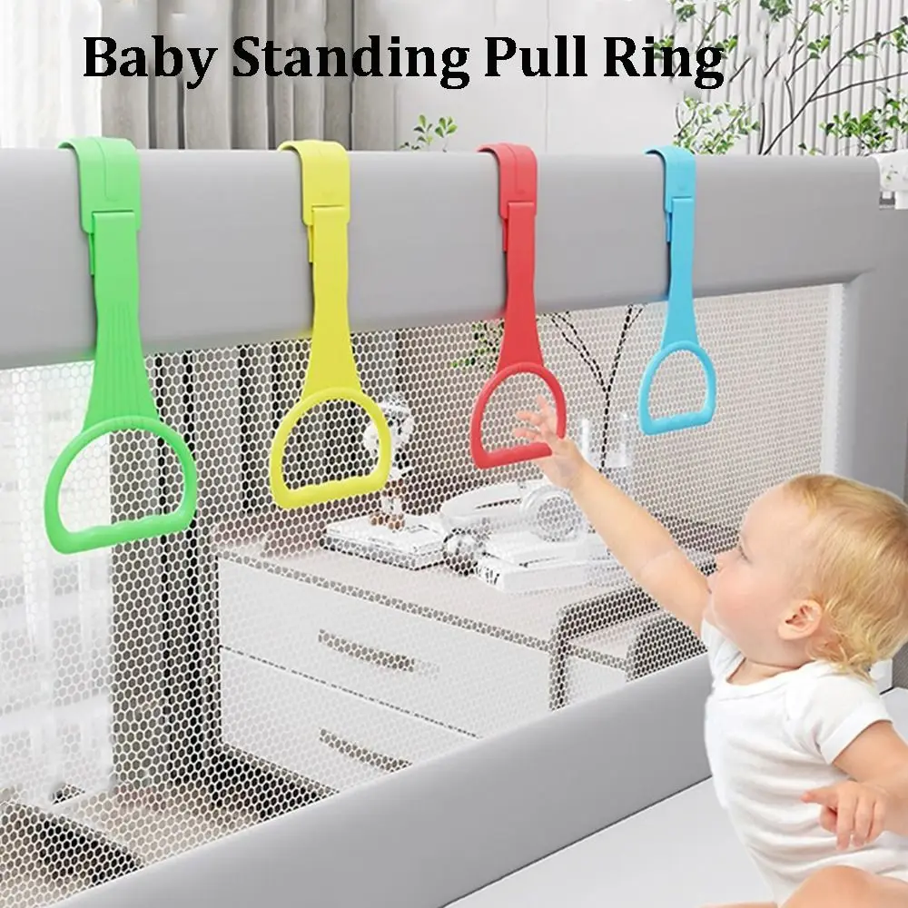 

Pull Ring for Playpen Baby Crib Stroller Ring Baby Learn To Stand Hand Pull Ring Hanging Ring Baby Cot Toddler Pull Rings