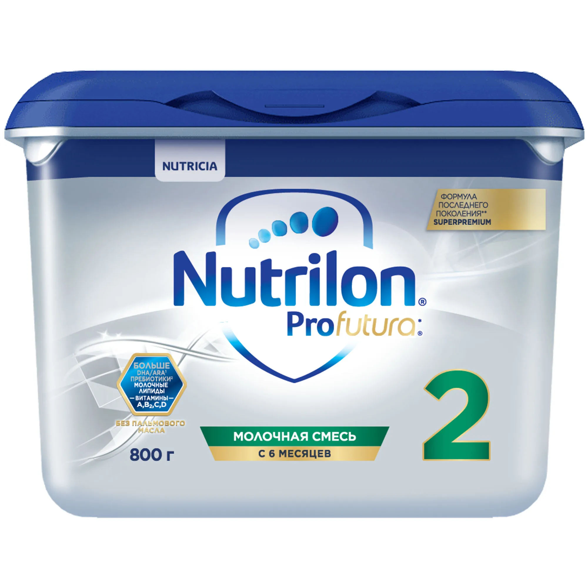 Смесь Nutrilon Super Premium 2 800г с 6 месяцев | Мать и ребенок