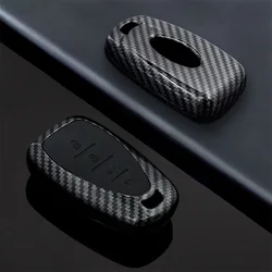 Carbon Fiber Textured Remote Car Key Cover (4 BTN carbon shell)