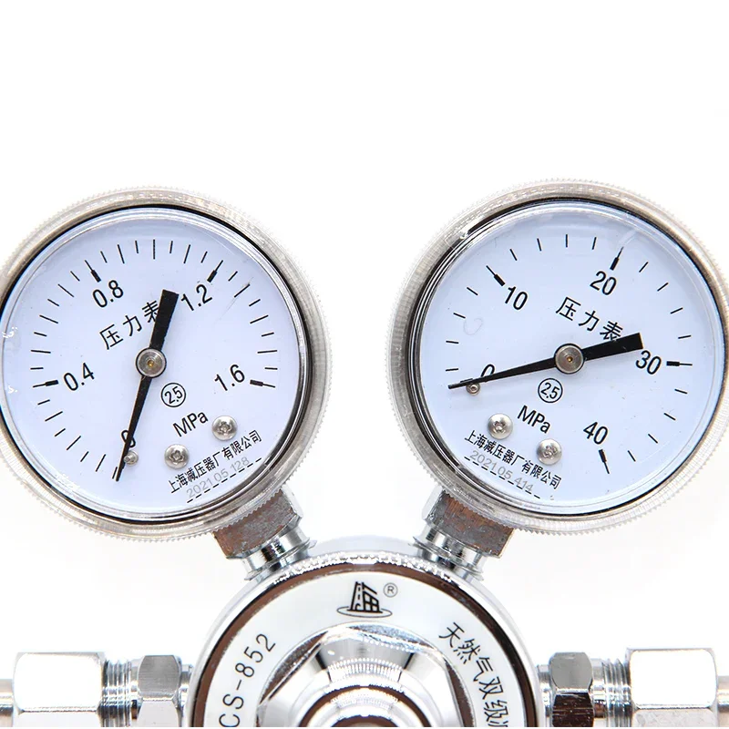 Yqcs-852 Gas Naturale Bipolare Dispositivo Di Riduzione Della Pressione Manometro Accessori Auto R134A