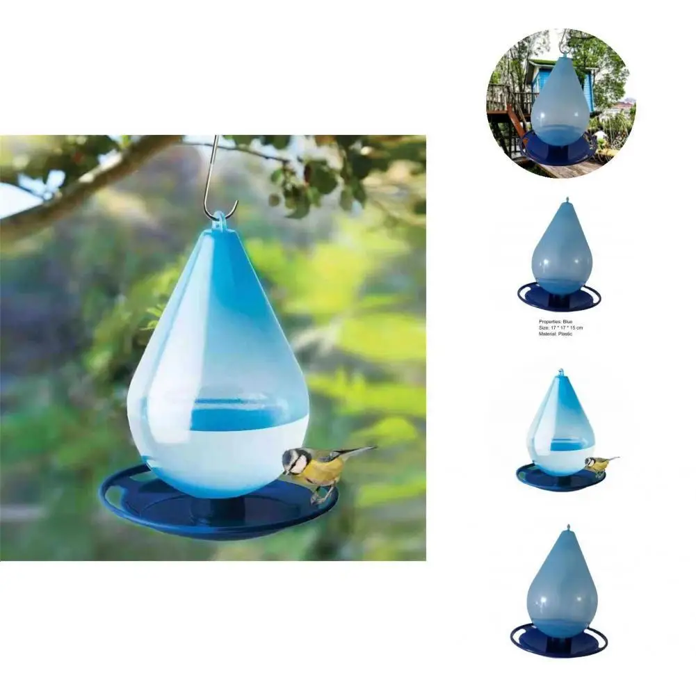 Droplet Bird Waterer Hanging Wild Birds Water Feeder for Outdoor Garden Water Feeder For Bird