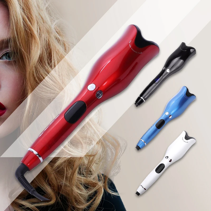 Professional Classic Auto Curling Iron Automatic Spiral Rose Shape Hair Curler Roller Infrared Lcd Lazy Curling Iron