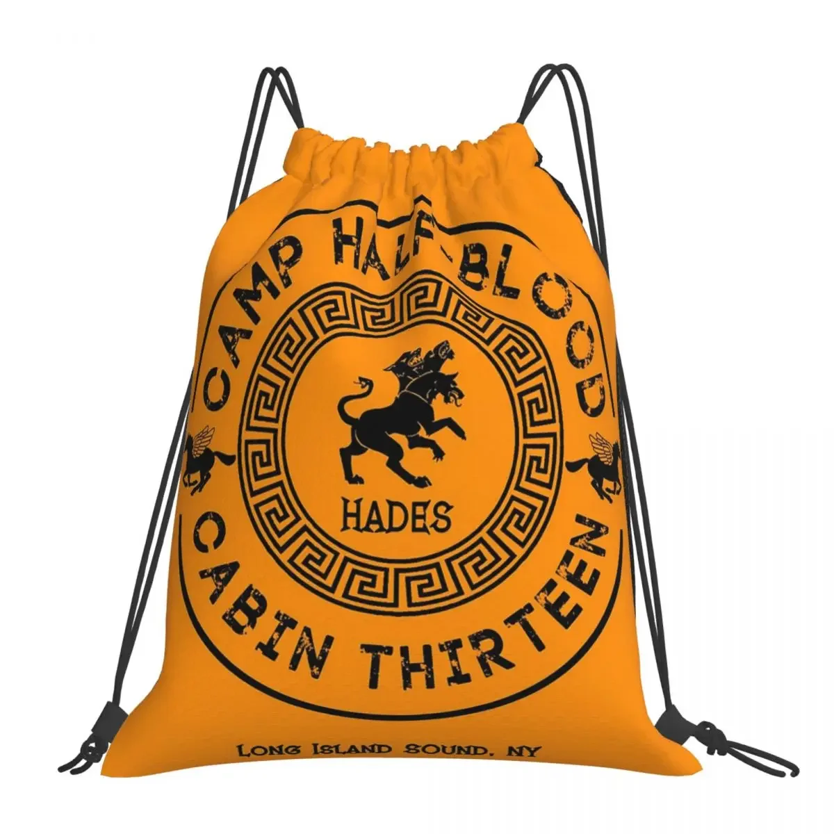 

Cabin Thirteen - Hades - Percy Jackson - Camp Half-Blood Backpacks Drawstring Bags Drawstring Bundle Pocket Sports Bag BookBag