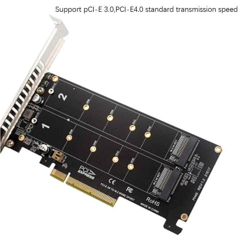 Pci-e Sata Placa de Expansão Dupla Nvme Raid Pci-e x8 Dividir Cartão para Sata 10-port Adaptador Pcie Cartão Jmb585 Chipset - Imagem 4