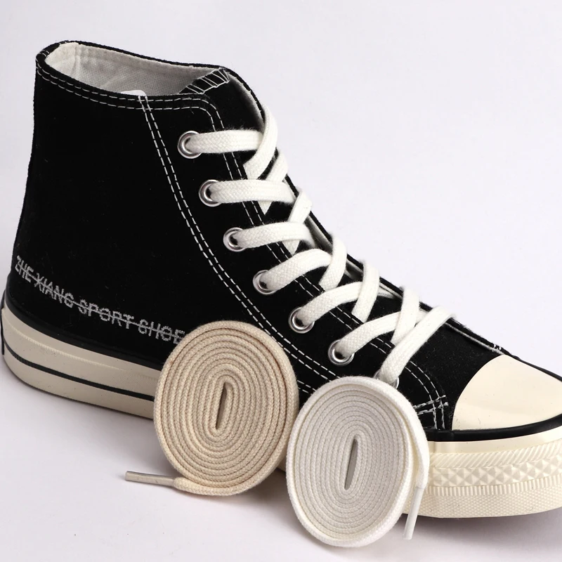 Shoe Laces,Shoe Accessories 1Pair Shoelaces Classic Retro Double Weave Shoelace Canvas Cotton Flat Shoe Laces Sneaker Strings Bootlaces Sport Boot Shoe Lace
