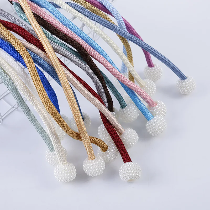 Pearl Magnetic Curtain Clip Curtain Holders Tie Back Buckle Clips Hanging Ball Buckle Tie Back Curtain Decor Accessories
