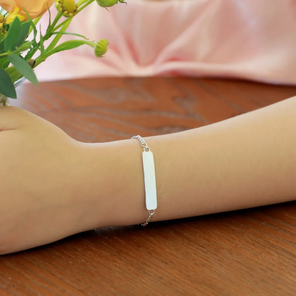 

Новый японский и корейский браслет Karachi из стерлингового серебра S925 пробы с этикеткой без надписи, минималистичный в Европе и Америке