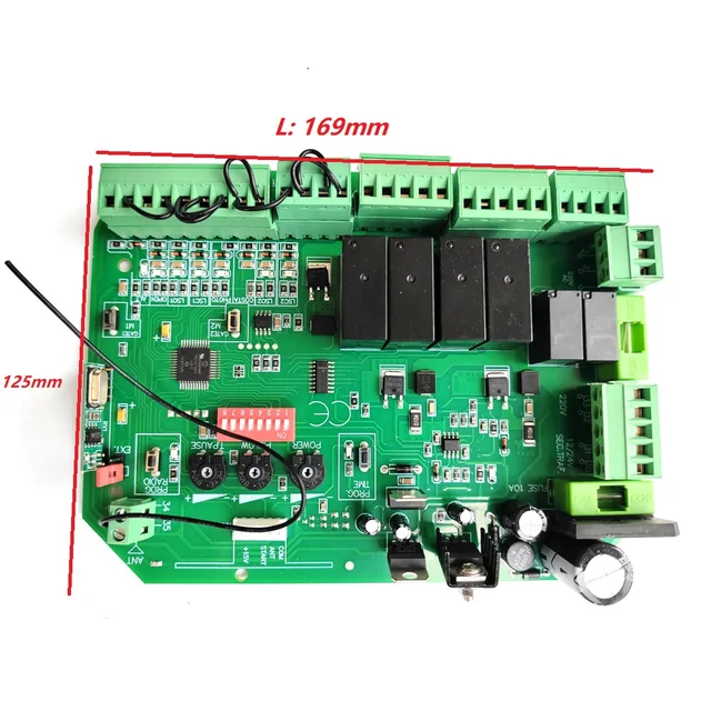 motherboard PCB motor controller circuit board card for swing gate opener motor 24VDC input power(KEYFOBS optional) 6