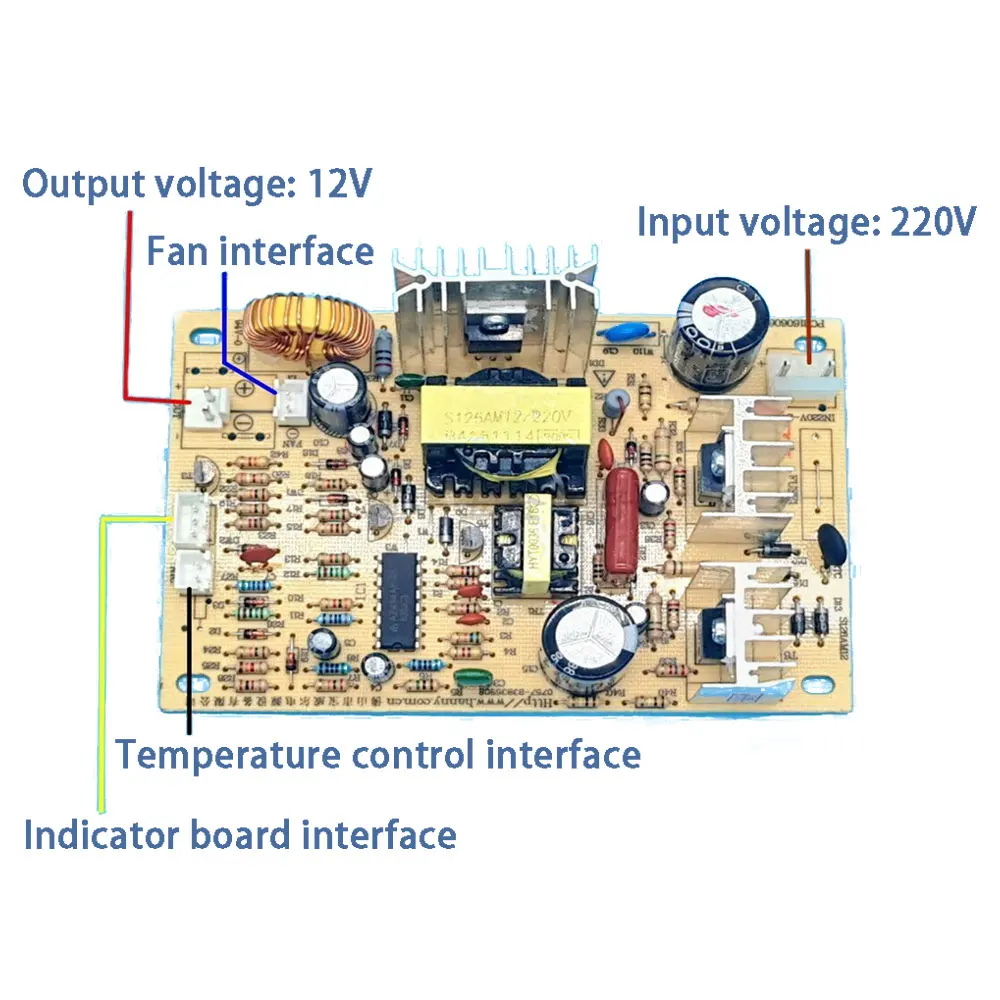 Accessoires de distributeur d'eau, carte de circuit imprimé, carte d'alimentation, pièces de circuit de commutateur de distributeur d'eau, 220V, indispensable