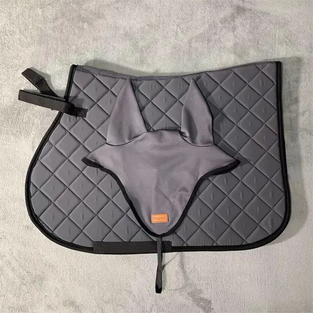Engli Sle  Riding Saddle Pad Set  Equipment Sweat Pad Ear Cover TNS Equestrian Supplies for ba Riding