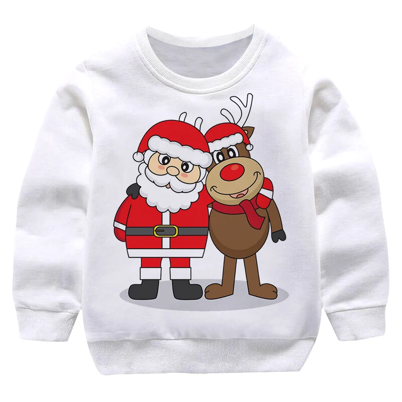 Christmas Snowman CartoonPattern Sweatshirt 3d Printed Sweatshirts for Men and Women Pullovers Harajuku Unisex Tops