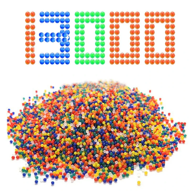 

7-8 мм Мягкие Кристальные пули для воды, гель для брызг, водяной бластер, пистолет, боеприпасы, шарики для покраски, нетоксичные водяные гелевые шарики