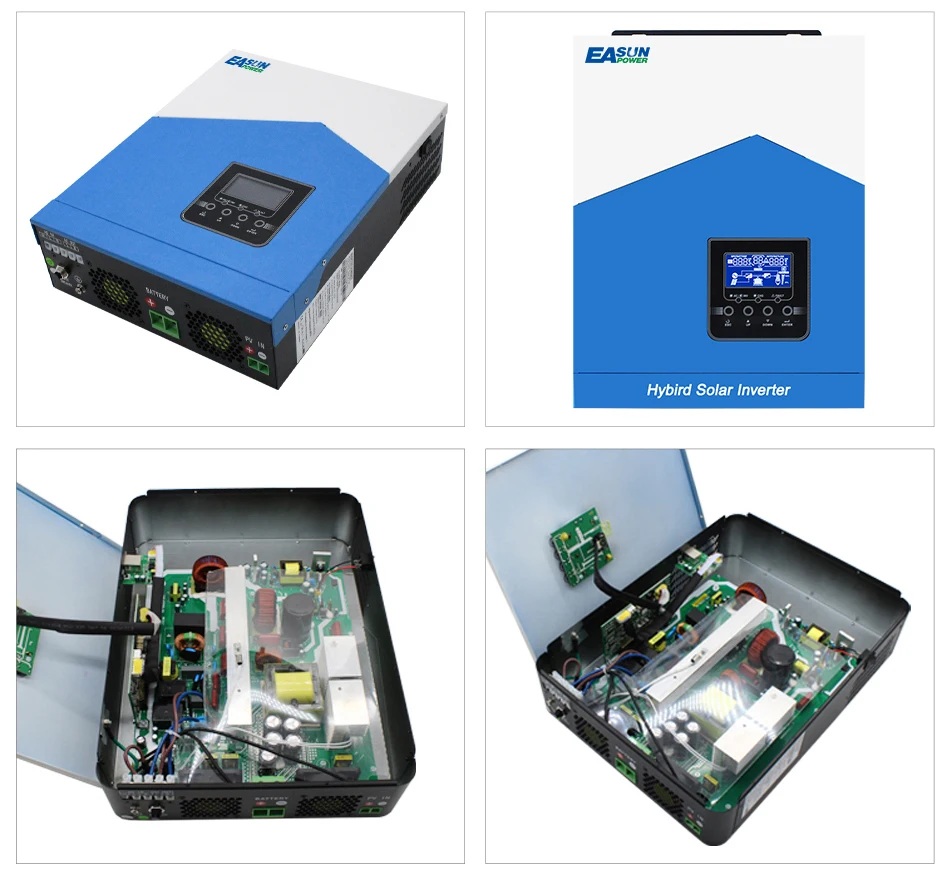 EASUN 2,2 kW Hybrid-Solar-Wechselrichter 12 V 230 V 80 A Mppt-Solarladeregler PV-Eingang 450 V reiner Sinus-Wechselrichter mit WIFI – Detail 12