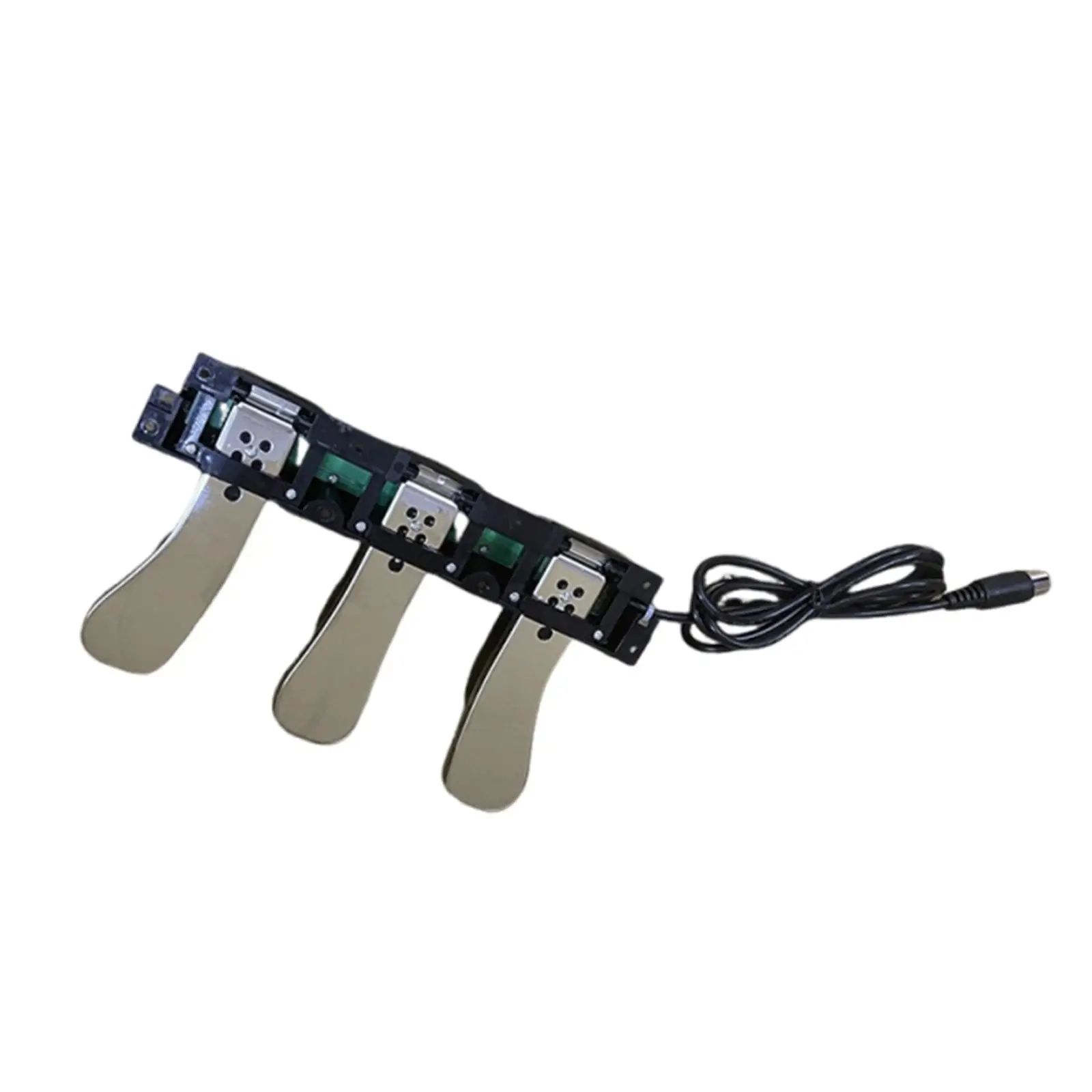 3 Pedal Part Portable Nonslip Multifunction Soft & Sostenuto Sustain Pedal for Professional Electric Pianos Playing Keyboards Instrument Accessories Pedal