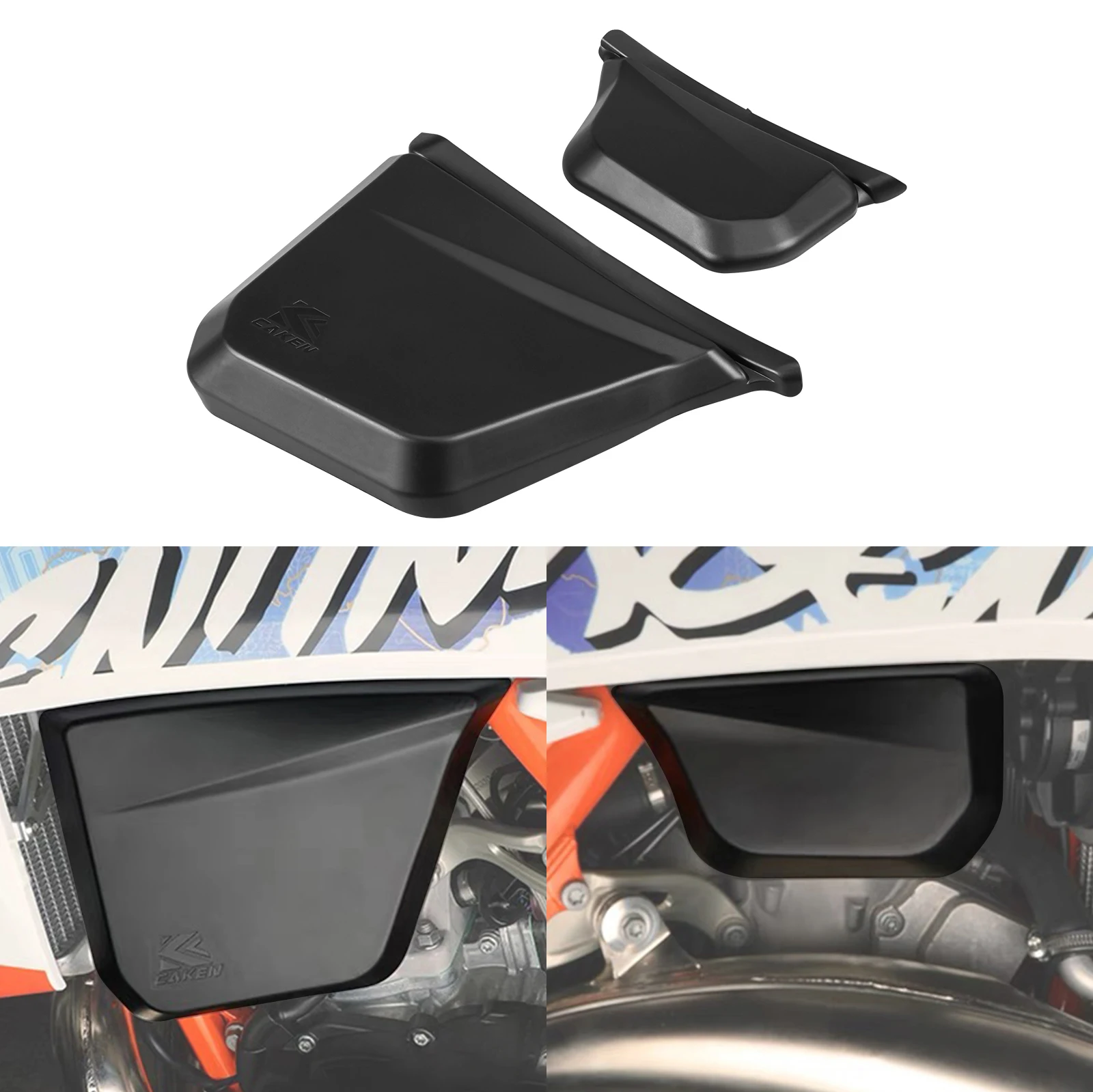 

For KTM EXC300 EXC 300 250 150 2024 XC 300 250 2023-2024 XC 125 2023 Pair Left Right Fuel Tank Cover Protector Guard Motocross