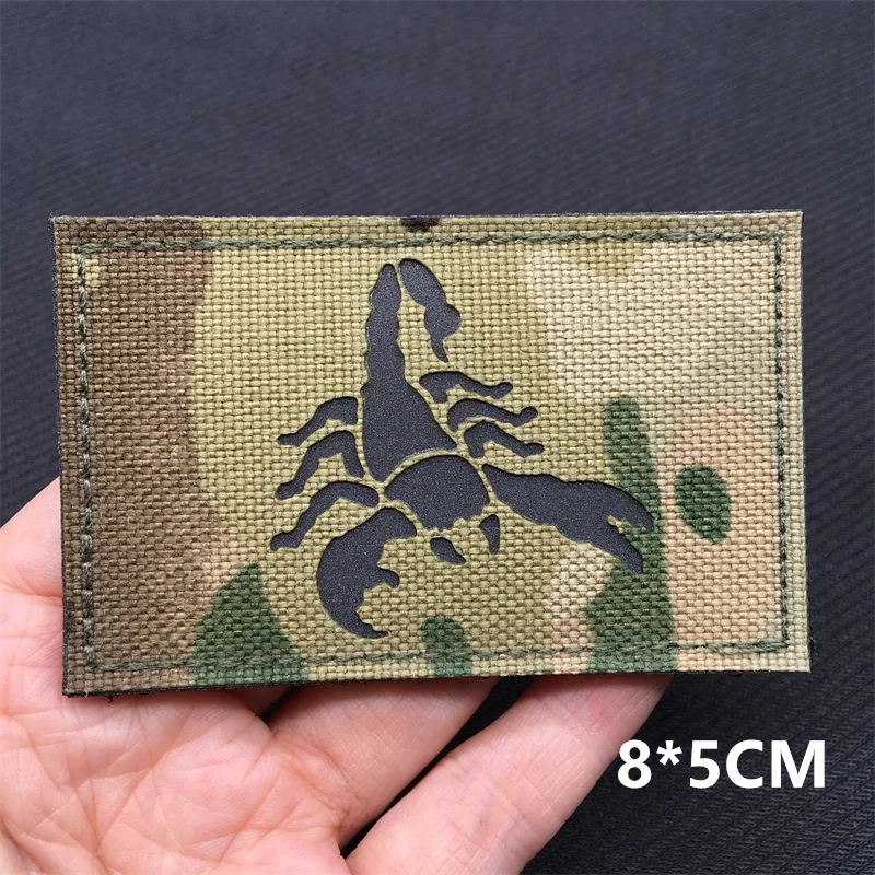 Lasers ch neiden Moral Patches Multi cam taktische ir Infrarot reflektierende Patches auf Rucksack Weste Kleidung Outdoor Abzeichen Klett verschluss – Detail 20