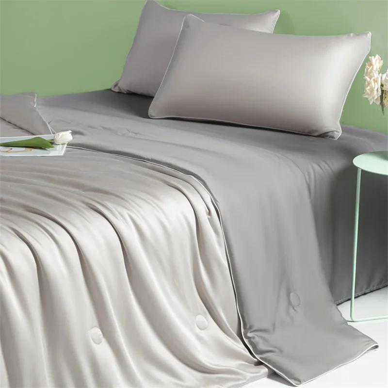 بطانية رقيقة لحالة الهواء البارد ، غسل حرير الثلج...