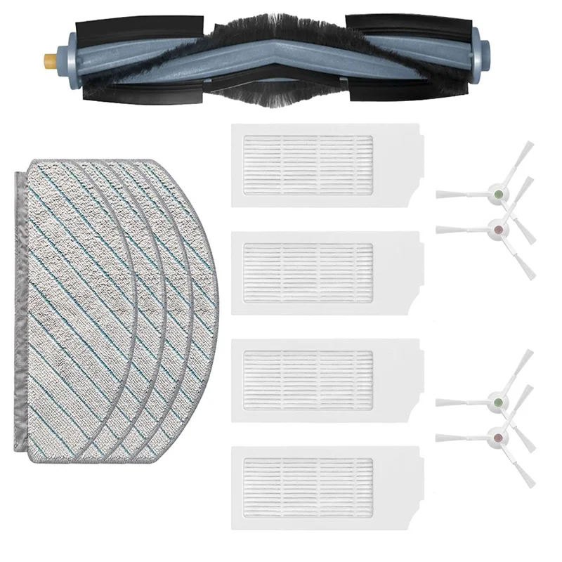 

For ECOVACS DEEBOT T10 PLUS Robot Vacuum Cleaner Parts Accessories Hepa Filter Mop Rag Replacement