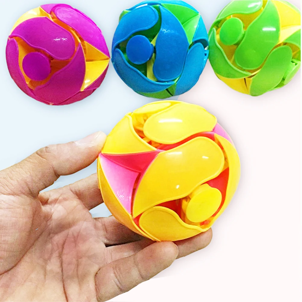 Kids Funny Color Changing Ball Color Flipping Ball Hand Throwing Sensory Toys