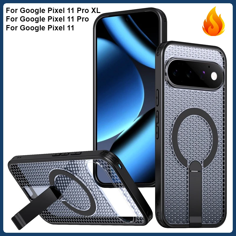 Enhanced Cooling Kickstand Case with Magnetic PC+TPU Design