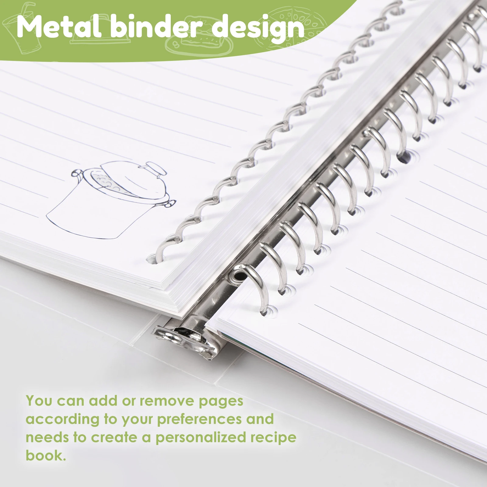 Personalized DIY Recipe Journal: Blank Notebook for Your Own Creations (80 Pages)