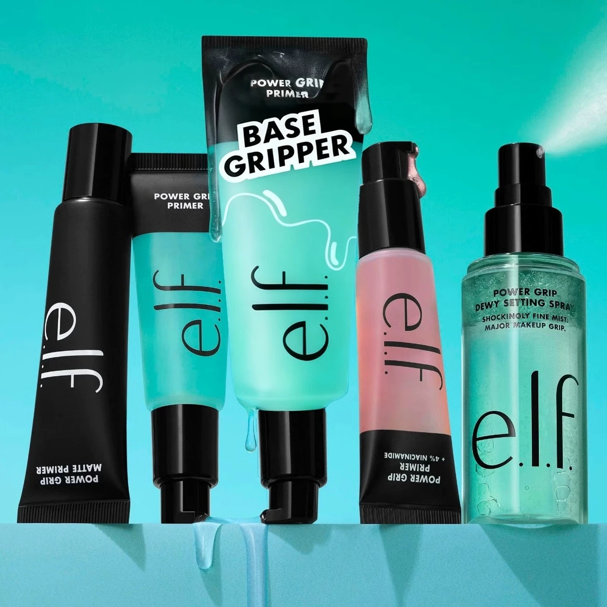 75ml ELF Power Grip Primer Jumbo Texture Refreshing Easy Absorb Moisturize Facial Firming Purifying Hydrating Smoothing Skin