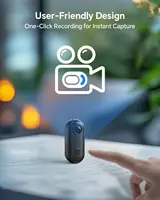 4K Mini Body Camera 1080P Wearable Camera 128GB Portable Video Recorder Camcorder Helmet Mount Vlogging With Rotatable Clip - Image 3