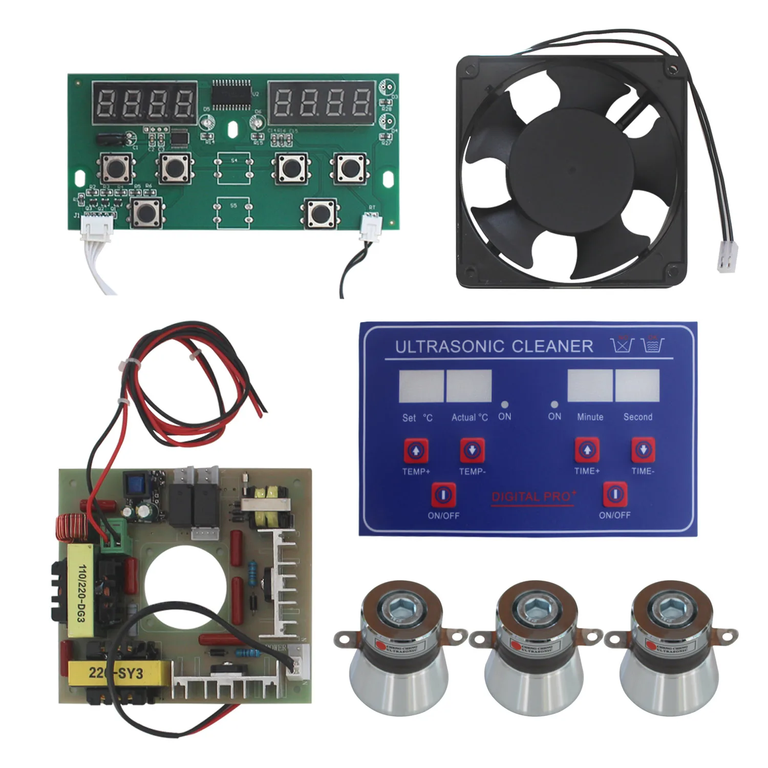 220V120180234360WUltrasoundCleaningCircuitBoardDIYUltrasonic
