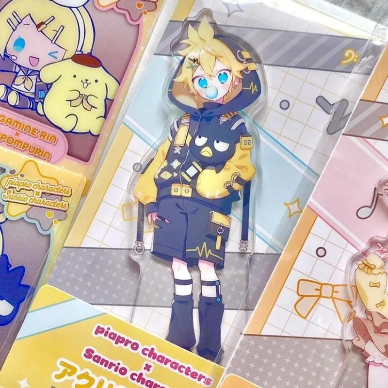 Neue Piapro Charaktere Acryl-Standfigur Hatsune Miku Kagamine Rin Anime-Peripherieartikel Limitierte Auflage Gemeinsam Signiert Dekoration – Detail 3