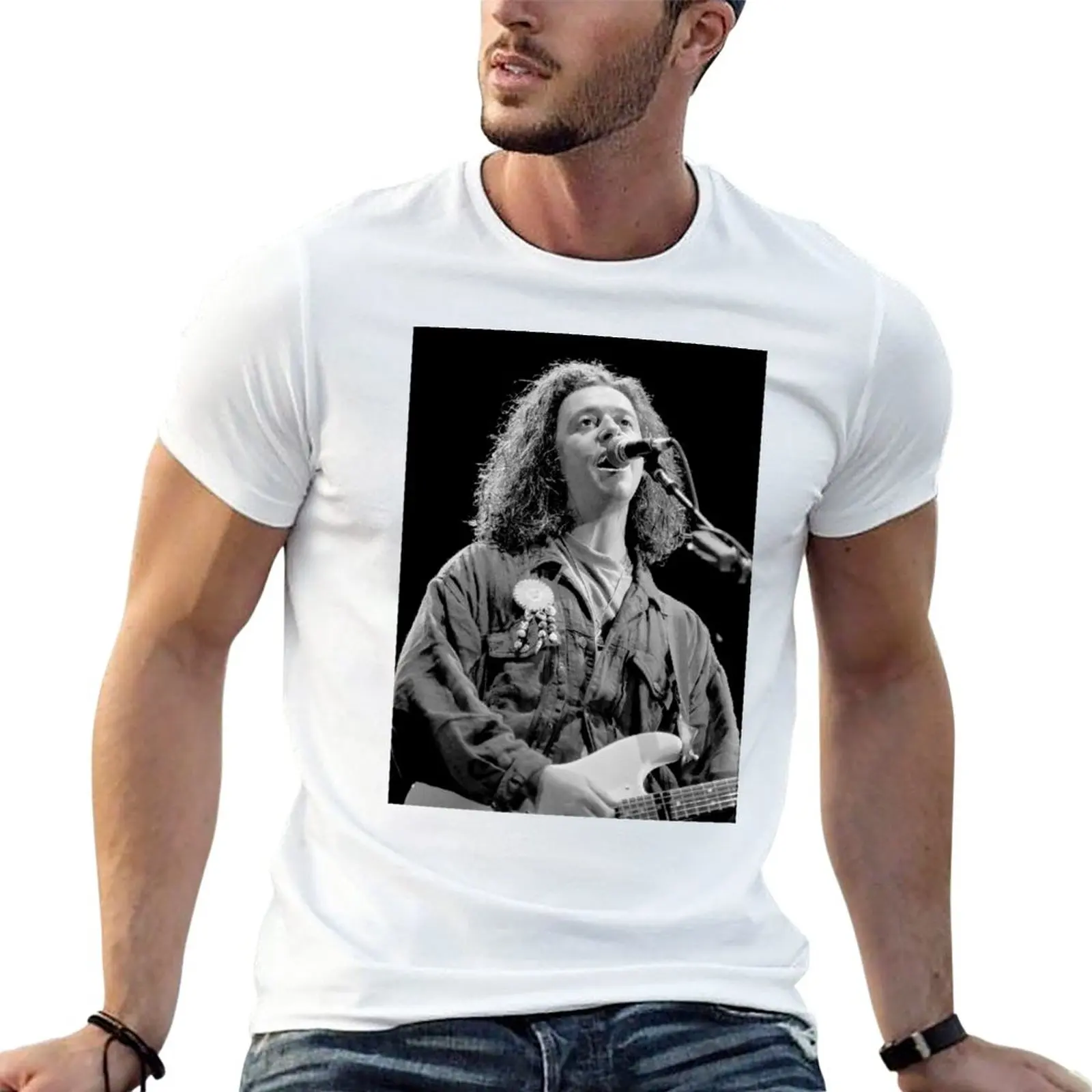 

New Roland Orzabal - BW Photograph T-Shirt funny t shirt kawaii clothes mens clothes